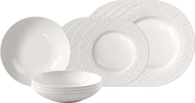 Produktbild von Villeroy & Boch Manufacture Ice Tafelservice 12-teilig