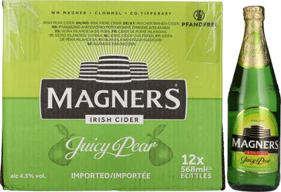 Image de Magners Irish Cider PEAR 4,5% Vol. 12x0,568l