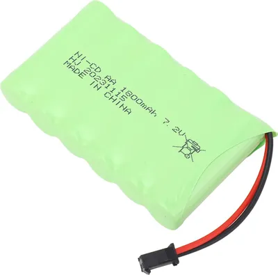Obrázok produktu pre 7.2V 1800mAh lítiová nabíjateľná batéria s čiernym konektorom SM 2P Ľahká lítiová batéria pre RC autá na výmenu