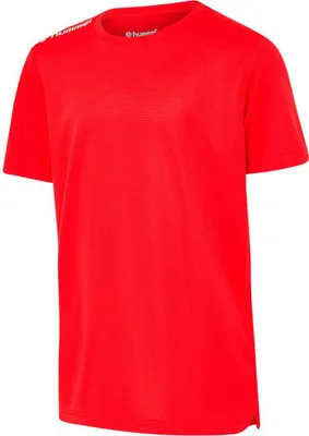 Produktbild von Hummel Hmlrun Jersey S/S Kids - tango red, Größe:140