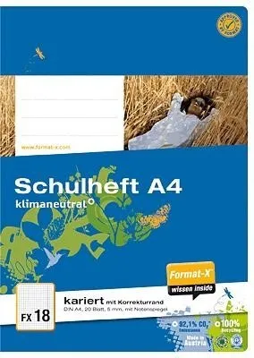Produktbild von URSUS Ö-Heft A4 20BL kar. + KR OE18     *