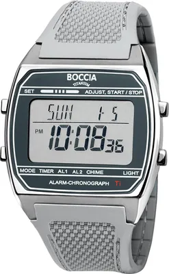 Produktbild von Boccia 3738-01 Digital Armbanduhr Titan Grau