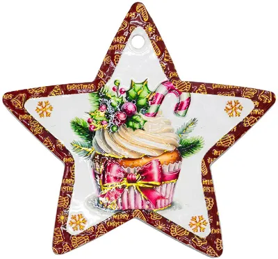 Obrázek produktu pro Clayre & Eef 6CE2491 Podložka, béžová, hnědá, 12x12x1 cm