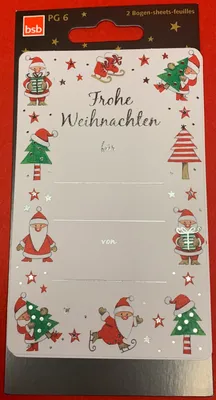 Produktbild von Weihnachtssticker - Weihnachtsaufkleber - Creative-Sticker