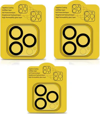 Produktbild von INF 3er-Pack Kameraschutz aus gehärtetem Glas iPhone 15 Pro Max