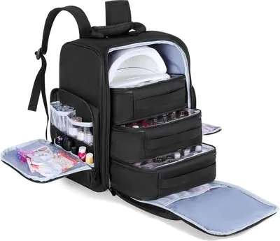 Produktbild von Nagellack Organizer Tasche Schwarz Praktisch