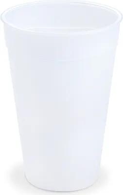 Produktbild von 12 Trinkbecher Mehrwegbecher 400 ml PP Ø 90x136 mm gefrostet