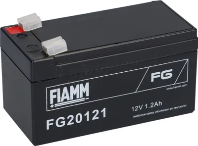Image de Fiamm Batterie au plomb FG20121 Pb 12V / 1,2Ah Faston 4,8