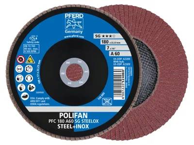 Produktbild von PFERD 67706185, 18 cm, 2,22 cm, 8500 RPM, 60 g, 10 Stück(e)