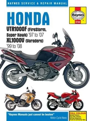 Image de Honda VTR1000F (FireStorm, Super Hawk) (97 - 07) & XL1000V (Varadero) (99 - 08) Haynes Repair Manual