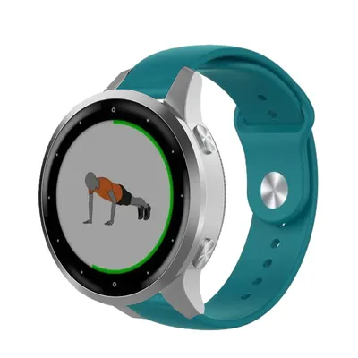 Produktbild von Strap-it Garmin Vivoactive 4s 40mm Sportarmband (Piniengrün)