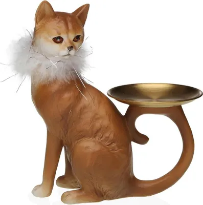 Image de Figurine décorative Versa chat 10 X 21 X 18 CM