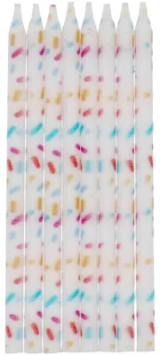 Imagen del producto de 24 velas "Cozy Sprinkles" | 10 cm, de varios colores