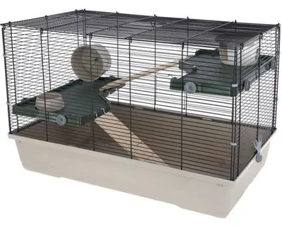Produktbild von Dreistöckiger Käfig für kleine Nagetiere, 80 x 45 x 53 cm