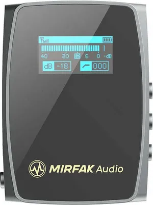 Imagen del producto de Micrófono inalámbrico compacto de doble canal Mirfak WE10 Pro, con conexión USB-C y 2 transmisores