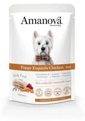 Produktbild von Amanova Getreidefreies Welpenfutter mit Huhn