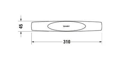 Zdjęcie produktu dla Duravit Wannengriff, 792804000001000