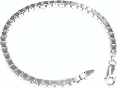 Produktbild von SILBERKETTEN STORE Veneziakette Armband 3,8mm - 925 Silber, Länge wählbar von 16-25cm - 23cm