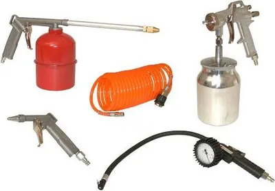 Image de Kit découverte accessoires air LACME pistolet + soufflette + gonfleur - 325000