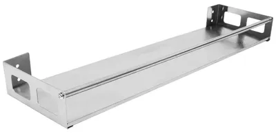 Immagine prodotto di Scaffale da parete per spezie, acciaio inossidabile, 50x12,5x5 cm, salvaspazio