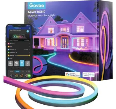 Produktbild von Govee RGBIC Outdoor Neon Strip Lights - 10M*