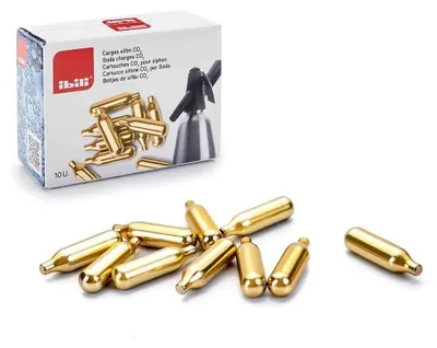 Produktbild von Ibili Co2-siphon-gebühren 10 Einheiten Golden Golden One Size