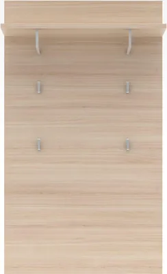 Produktbild von Garderobenpaneel SANTORIN Riva Eiche Holznachbildung mit Hutboden und Kleiderstange