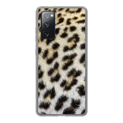 Produktbild von MuchoWow® Handyhülle Schutzhülle Hülle für Samsung Galaxy S20 FE Nahaufnahme Mantel Leopard Silikon Softcase Handy Hülle - Abdeckung