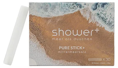 Produktbild von shower+ 30 Salzsticks Mittelmeer Salzdusche  Germany gegen gereizte Haut
