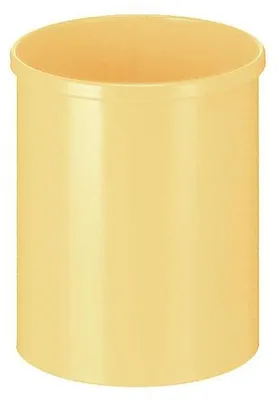 Produktbild von Mülleimer Metall, 15 Liter, Gelb, für Küche und Garten