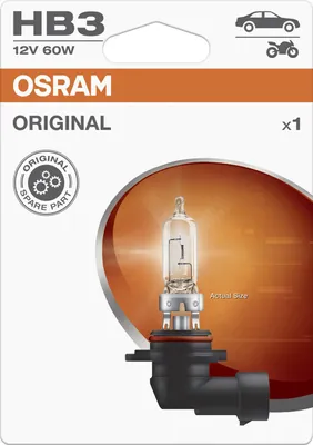 Obrázok produktu pre Autožiarovka 9005 Hb3 60W 12V P20D Blister Osram