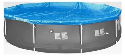 Produktbild von Jilong Rundpool-Abdeckung Abdeckplane für runde Stahlrahmen-Pools Ø 300 - 305 cm