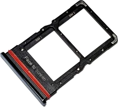 Produktbild von Simkartenhalter und micro-SD Speicherkartenfach für Xiaomi Mi 10 Lite 5G (M2002J9G), Original Ersatzteil, Grau