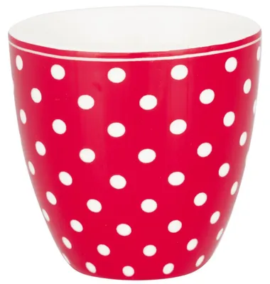 Produktbild von Greengate Latte Cup Dotty Red
