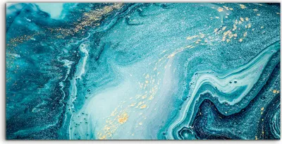 Produktbild von Coloray Acrylbild 140x70 Wandbild Acrylbilder Kunstdruck Malarei Aquarell farbenfroh