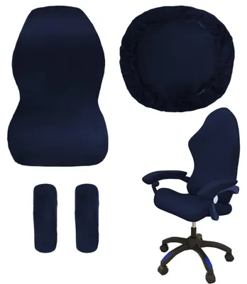 Image de Ensemble de 4 housses de sièges de gaming avec accoudoirs