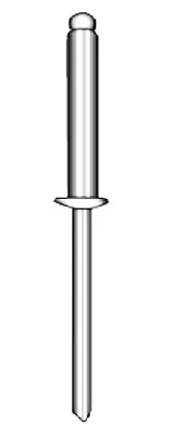 Produktbild von Blindniete Edelstahl A2 6,4x20mm