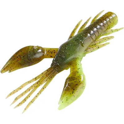 Produktbild von Balzer Gummikrebs Shirasu Scary Crab Green Pumpkin Chartreuse