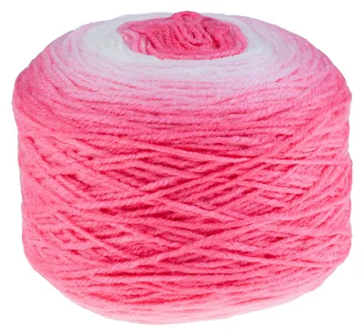 100g Farbverlaufsgarn Bobbel Strick-Wolle Zuckerwatte