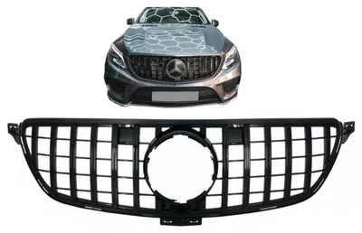 Zdjęcie produktu dla Kratka chłodnicy do Mercedesa GLE C292 (2015–2018) GLE W166 SUV w stylu GT-R Panamericana.