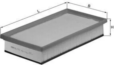 Zdjęcie produktu dla Filtr powietrza KNECHT LX 1027