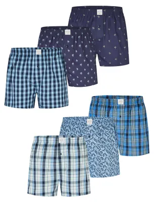 Produktbild von MG-1 Jungen Boxer Classics 6-Pack mehrfarbig5 - Größe 152