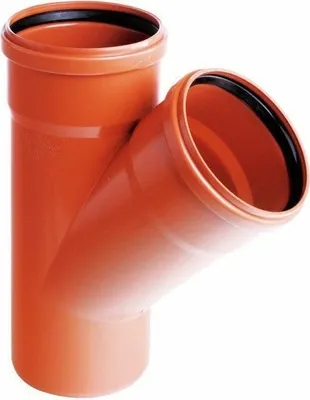 Immagine prodotto di KG ramo 160x110 / 45 gradi plastica acqua di scarico tubo di drenaggio tubo di fogna