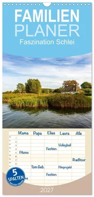 Produktbild von Familienplaner 2027 - Faszination Schlei mit 5 Spalten (Wandkalender, 21 x 45 cm) CALVENDO