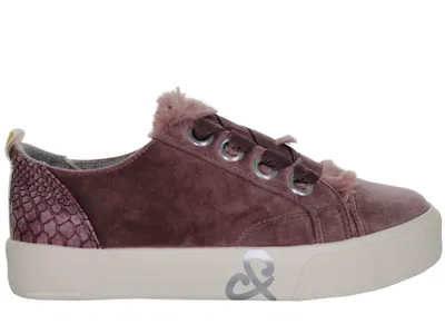 Produktbild von SOCCX Damen Halbschuhe aus lila Leder 37