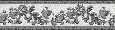 Produktbild von Rasch Vliesborte 577051 ornament grau 5 x 0,17 m