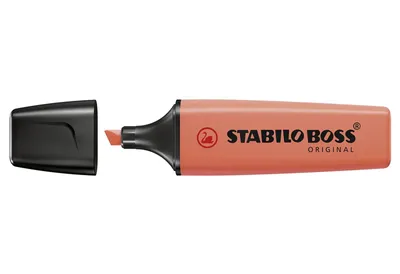 Obrázok produktu pre Zvýrazňovač - STABILO BOSS ORIGINAL Pastel - jednoduchá ceruzka - korálovo červená