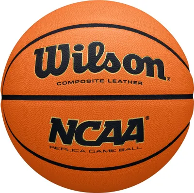 Produktbild von Wilson Basketball NCAA Replica Outdoor Streetball Braun/Orange Größe 7 Unisex