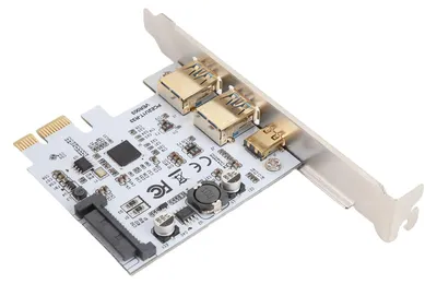 Image de Carte d'extension USB 3.2 Gen 1 Type-C avec connecteur 19 broches, adaptateur 5 Gbps à 2 ports pour montage sur panneau avant Type-C