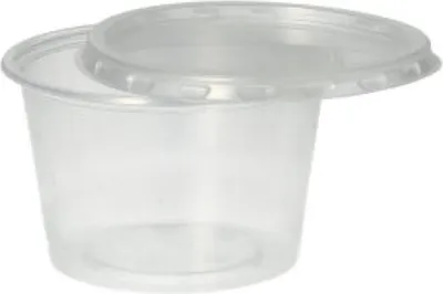 Zdjęcie produktu dla Papstar Dressingbecher transparent 100ml 71 x 43mm 50 Stück 82538